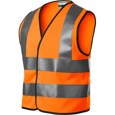 Malfini 9v3 HV Bright bezpečnostní vesta unisex reflexní oranžová