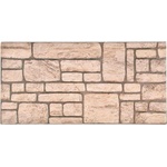 vidaXL Стенни панели 10 бр. 100 x 50 cm Бежово EPS пяна (153607)