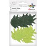TITANUM Felt grass 35x25mm mix 20pcs