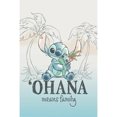 CurePink: | Plakát Disney|Lilo & Stitch:Ohana znamená rodina (61 x 91,5 cm) [PP2510558]