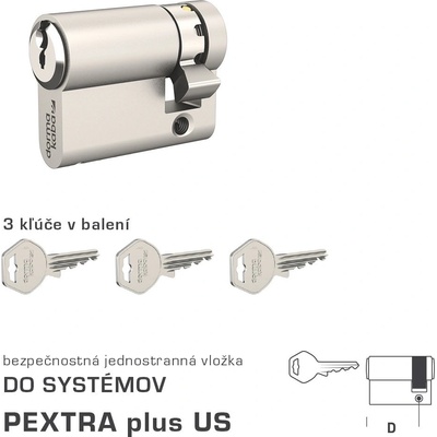 MP-KOVANIA DK - PEXTRA plus US polvložka NIM - nikel matný