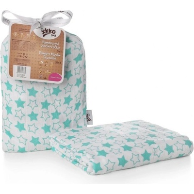 XKKO BMB zavinovačka Little Stars Turquoise