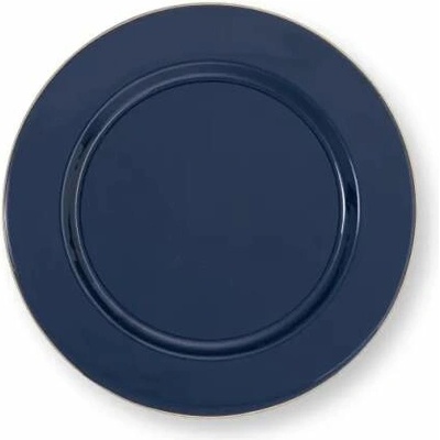 Pip Studio Berry Blues kovový talíř 32cm tmavě modrý
