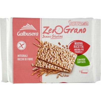 Galbusera bezlepkové celozrnné krekry s pufovanou ryžou 360 g