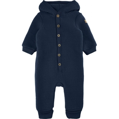Mikk Line kojenecký vlněný merino overal Blue Nights