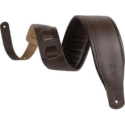 Levy's Amped Leather Dark Brown Каишка за китара (M26PD-DBR-XL)