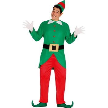 Fiestas Guirca Мъжки костюм - Коледен елф Размер - Възрастни: L