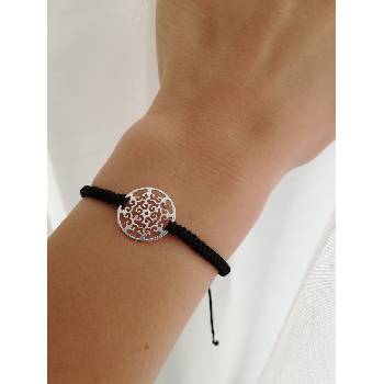 Image 1 of Дамска сребърна гривна Мандала (ДСГ11)