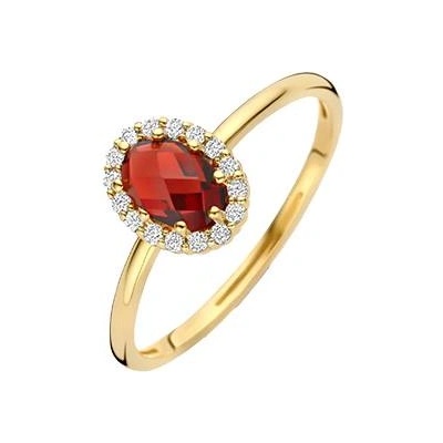 Blush Златен пръстен с гранат Blush 1271YGA (1271YGA)