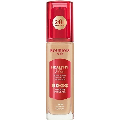 Bourjois Paris Healthy Mix Clean & Vegan Radiant Foundation hydratační a rozjasňující make-up 50,5N Light Ivory 30 ml