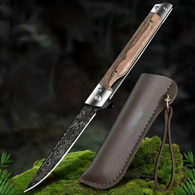 IZMAEL Outdoorový skládací AB 32998 Hnědá 9.5 cm