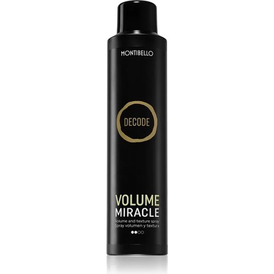 Montibello Decode Volume Miracle Spray спрей за обем за финално оформяне на прическа със сешоар 250ml