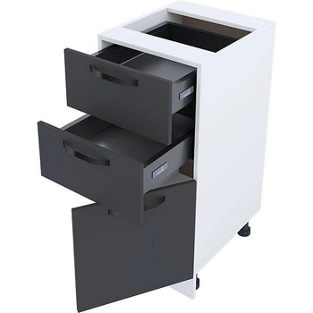 ИРИМ Долен кухненски шкаф Сити БФ-Карбон мат-11-53 40 см