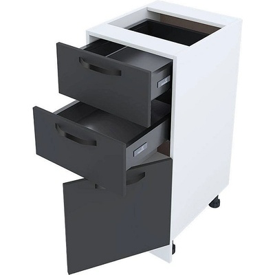 ИРИМ Долен кухненски шкаф Сити БФ-Карбон мат-11-53 40 см