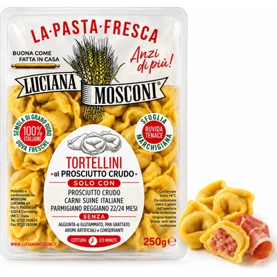 Luciana mosconi tortellini prosciutto crudo čerstvé 250 g
