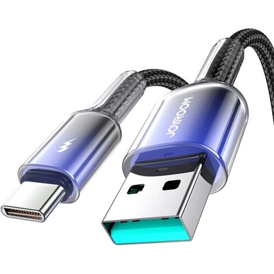 JOYROOM Кабел Joyroom S-A42, USB-A / USB-C, 3A, 1.2m, черен (S-A42 A-C Bl)