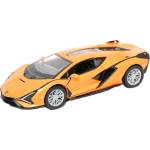 Kinsmart Метална количка Kinsmart - Lamborghini Sián FKP 37, 1: 36, оранжева (54129)