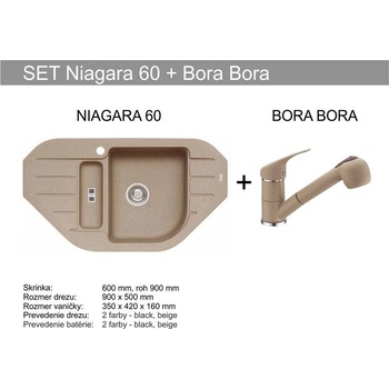 Set Alveus Niagara 60 + Bora Bora