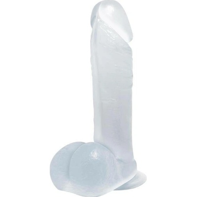 Baile Dong Realistic Dildo klasické průhledné dildo Průhledný