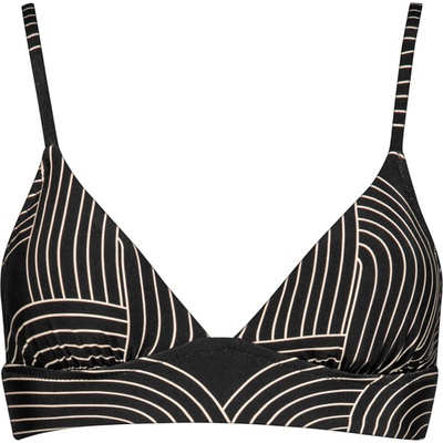 Watercult Дамско бикини горнище Watercult Women's Line Set Bikini Top No. 7034 Bikini top - Black / Tofu - размер 36 (150-6677-0116)