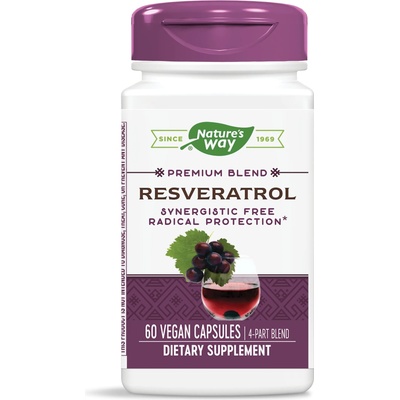Nature's Way Resveratrol, 325 mg, 60 капсули, Nature's Way (15611)