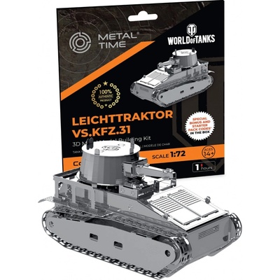 Metal Time Luxusná oceľová stavebnica tank Leichttractor Vs.Kfz.31