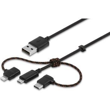 Moshi 3-in-1 Universal Charging cable (USB-C / Lightning / MicroUSB) - Black (99MO023047)