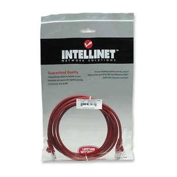 Manhattan Intellinet Cat5e UTP, 7.5m мрежов кабел Червен 7, 5 м U/UTP (UTP) (319898) (319898)