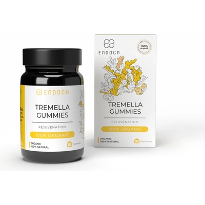 Endoca Tremella hubové gumené cukríky 50 mg CBD 30 ks 60 g