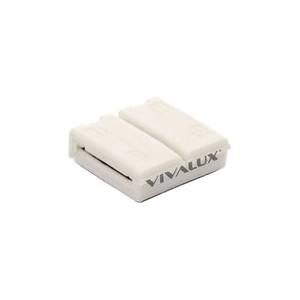 VIVALUX КОНЕКТОР ЗА LED ЛЕНТА RGB VIVALUX СРЕДЕН ТВЪРДА ВРЪЗКА 12V 10мм 14x16x5мм 2бр (VIV003900)