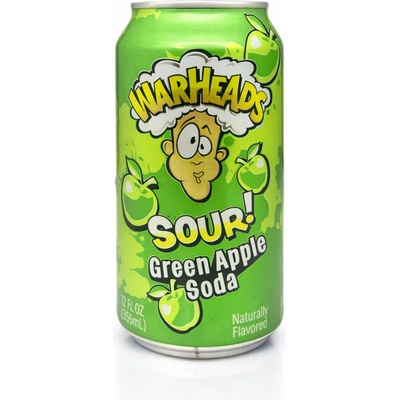 Warheads Sour Green Apple 355 ml