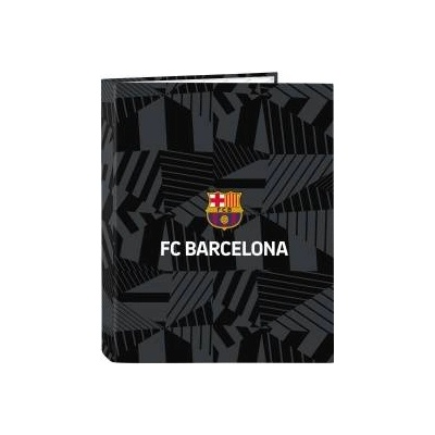 F. C. Barcelona Папка с пръстени F. C. Barcelona Black Черен A4 26.5 x 33 x 4 cm