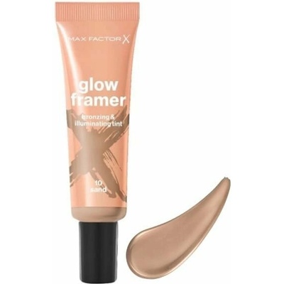 Max Factor Glow Framer bronzujúci tint na kontúrovanie a zvýraznenie tváre 10 sand 30 ml