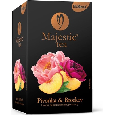 Biogena Majestic Tea Pivoňka & Broskev 20 x 2,5 g