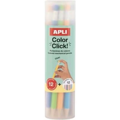 Apli Color Click sada barevných plnicích tužek v stojánku 12 různých barev 20080