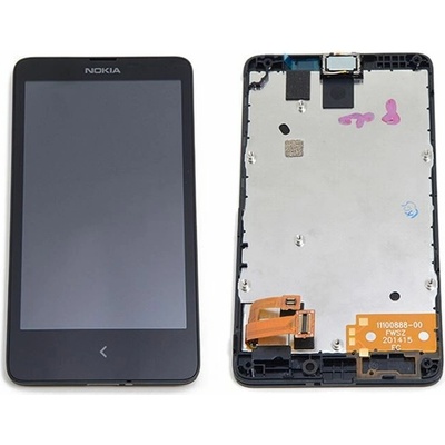 LCD Displej + Dotykové sklo + Přední kryt Nokia X