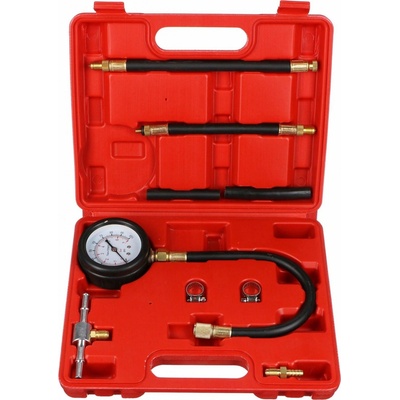 Sada pro testování tlaku benzínových motorů MECHANIC ENGINE TESTER 10, 0-7bar, 10ks SIXTOL