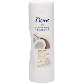 Dove Nourishing Secrets Restoring Ritual tělové mléko (Coconut Oil and Almond Milk) 400 ml