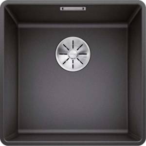 BLANCO Subline 400 - Мивка от Silgranit, 43x43 см, антрацит 523475 (523475) Мивка за вграждане