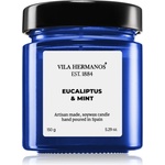 Vila Hermanos Apothecary Cobalt Blue Eucalyptus & Mint ароматна свещ 150 гр