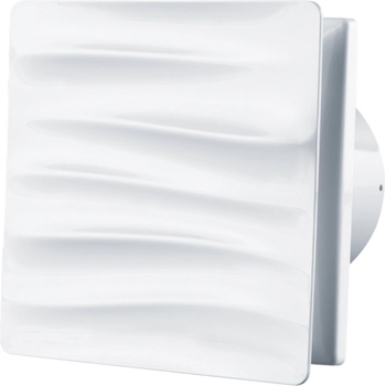Безшумен вентилатор за баня Wave Ø100, безшумен с обратна клапа, 85 m3/h (VENTS-100-WAVE)