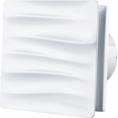Безшумен вентилатор за баня Wave Ø100, безшумен с обратна клапа, 85 m3/h (VENTS-100-WAVE)