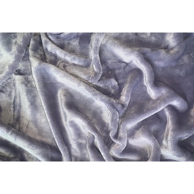 Sleep-well Prostěradlo z mikroflanelu šedofialkové 160x200