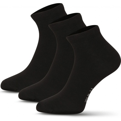 Zulu Sada ponožiek Cotton Ultra 3-pack čierna