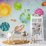 Art Gift Decor Фототапет Шарени планети
