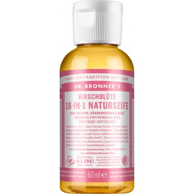 Dr. Bronner's přírodní tekuté mýdlo s třešňovými květy 18v1 60 ml