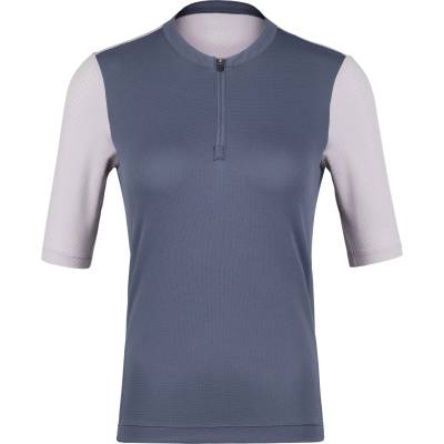 Stoic Дамска фланелка с къс ръкав за колоездене Stoic Women's LofsdalenSt. Bike Jersey Cycling jersey - Midnight Grey / Purple Grey - размер XL (156-2649-0215)