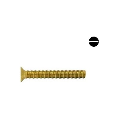 Šroub záp. hlava DIN 963 mosaz M3x8 – Hledejceny.cz