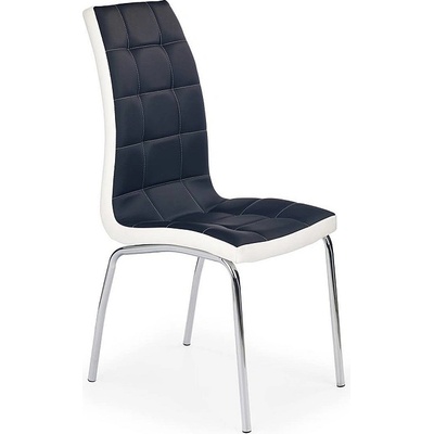 Halmar Трапезен стол k186 черно/ бяло