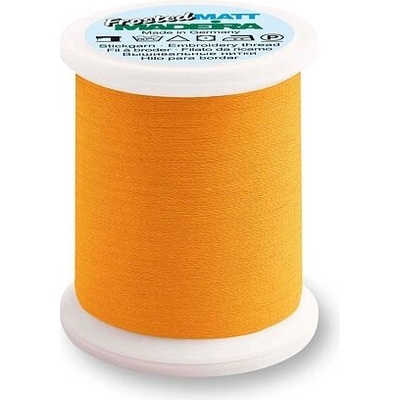 Vyšívací nit PES Madeira Frosted Matt 40 (500m) barva 7937 neon apricot